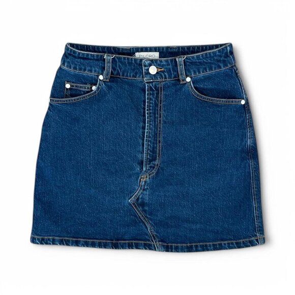 pilcro Dresses & Skirts - Pilcro By Anthropologie Dark Wash Denim Skirt